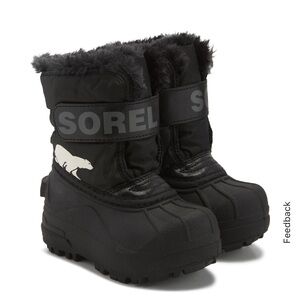 Toddler sorel snow commander boot size 9 EUC
